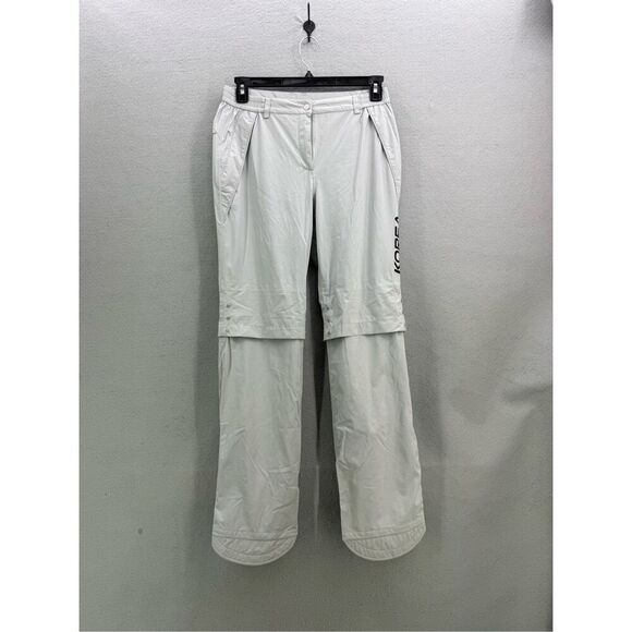 WAAC Womens Light Gray Nylon Lightweight Waterproof Wind Pants Size 5 - Picture 1 of 12